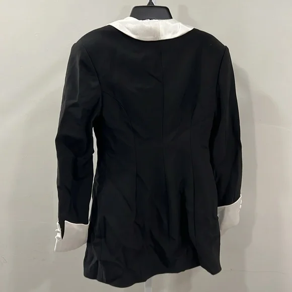 Atoir Mira Blazer Dress in Black & Cream